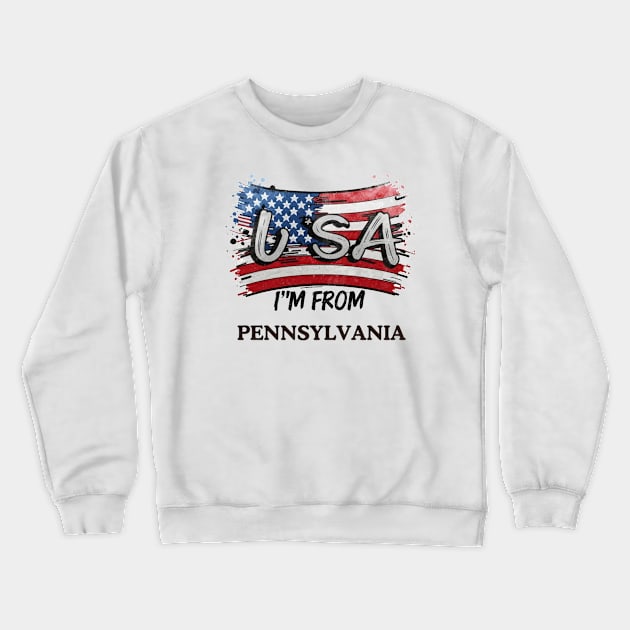 Pennsylvania Crewneck Sweatshirt by NewHorizon24